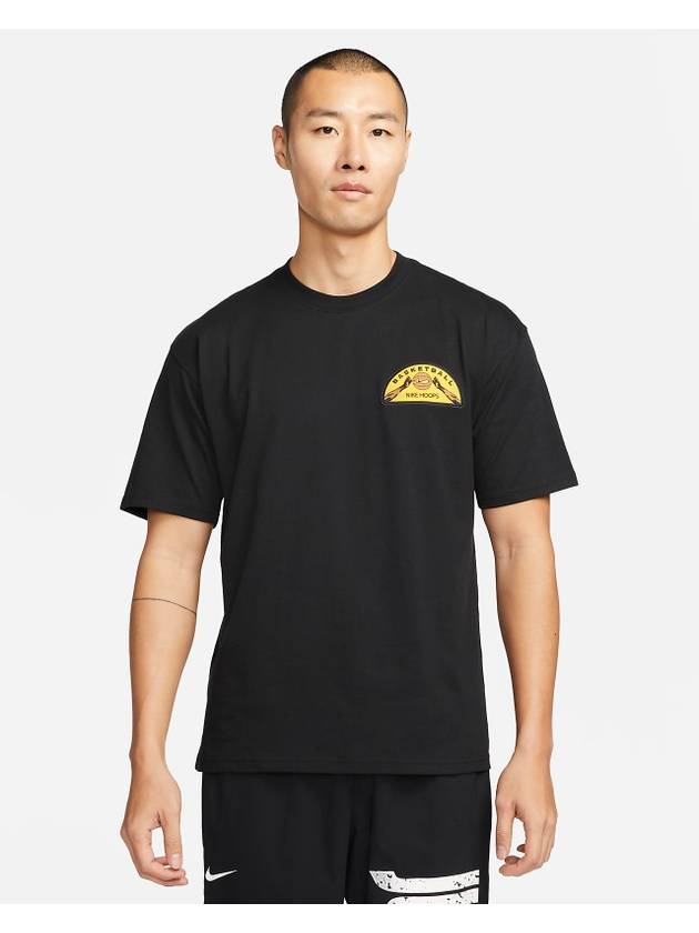 Max 90 Short Sleeves T Shirt Black - NIKE - BALAAN 2