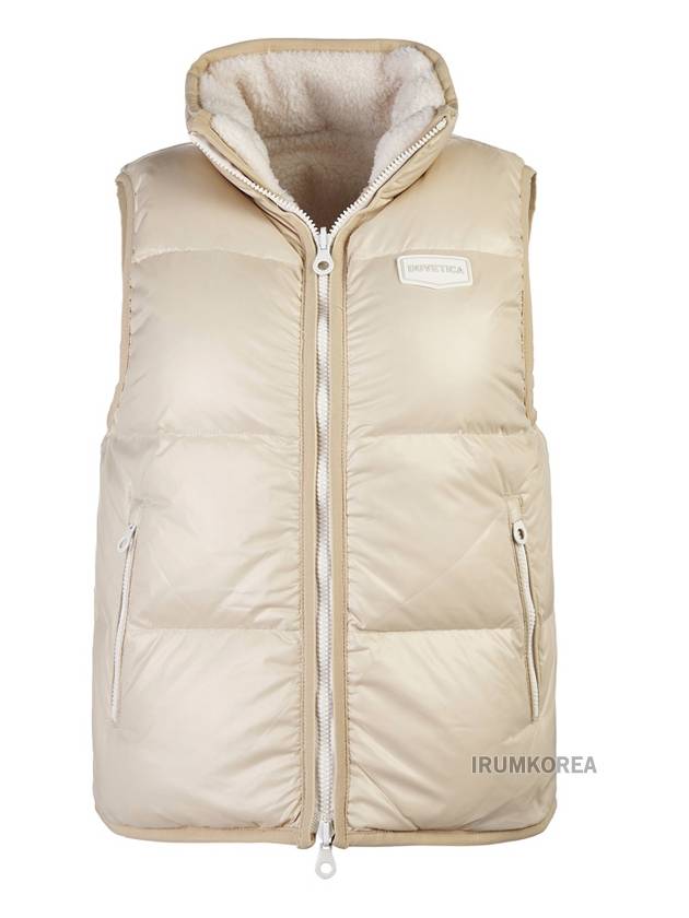 Logo Down Vest Beige - DUVETICA - BALAAN 3