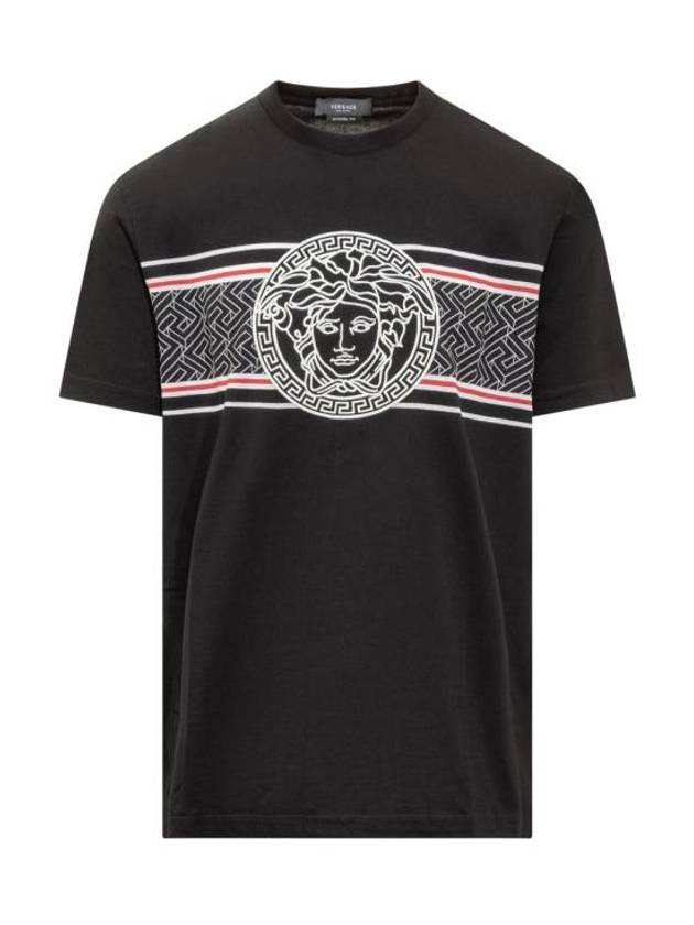 Long Sleeve T-Shirt 10084621A06052 1B000 BLACK - VERSACE - BALAAN 1