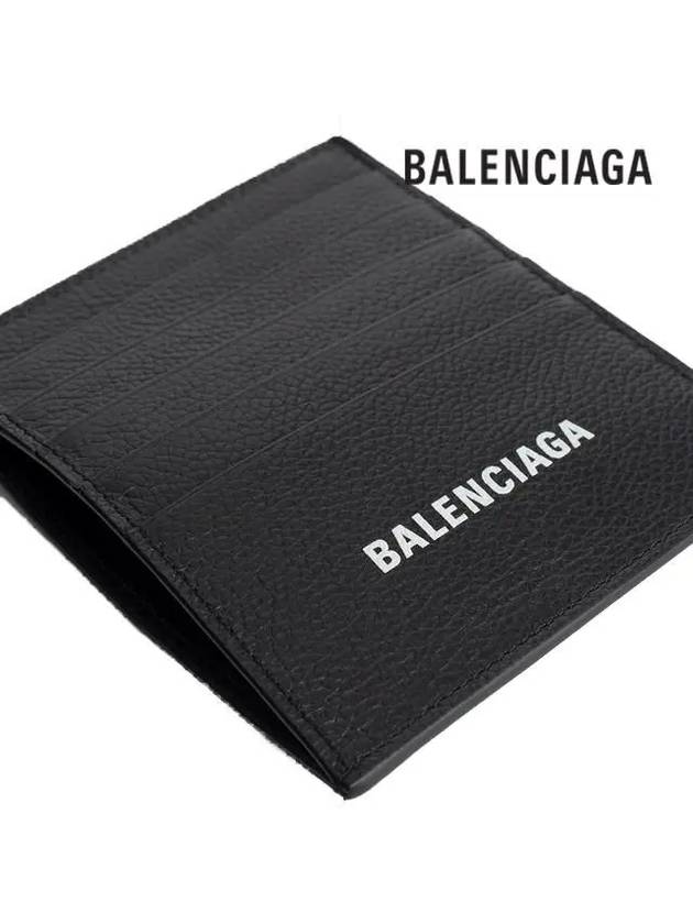 logo vertical card wallet black - BALENCIAGA - BALAAN.