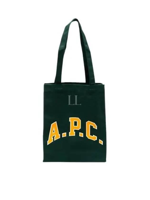 Lou University Tote Bag Green - A.P.C. - BALAAN 2