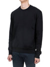 Embroidered Heart Logo Sweatshirt Black - AMI - BALAAN 4