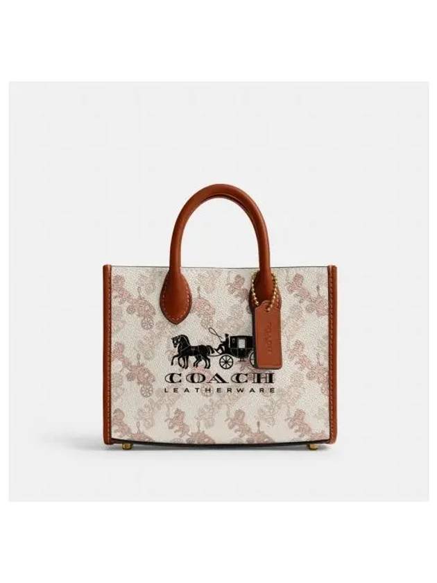 Ace 17 With Horse And Carriage Tote Bag Beige - COACH - BALAAN 1