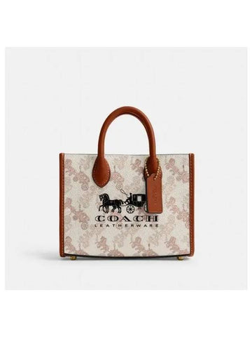 Ace 17 With Horse And Carriage Tote Bag Beige - COACH - BALAAN 1