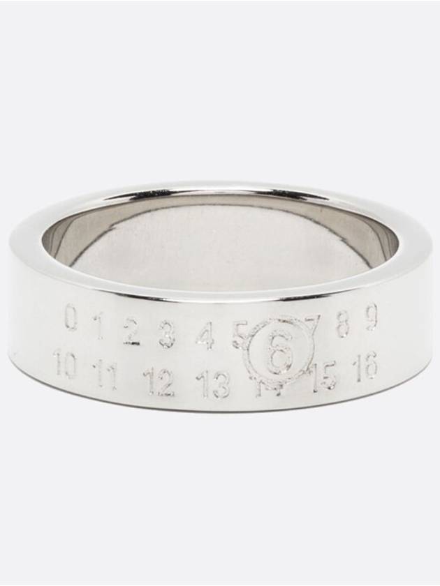 Women’s Numeric Minimal Polished Finish Ring Silver - MAISON MARGIELA - BALAAN 2