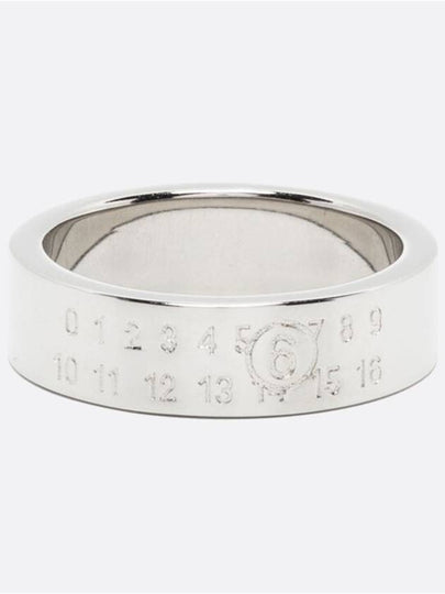 Women’s Numeric Minimal Polished Finish Ring Silver - MAISON MARGIELA - BALAAN 2