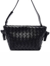 Intrecciato Tie Mini Shoulder Bag Black - BOTTEGA VENETA - BALAAN 2