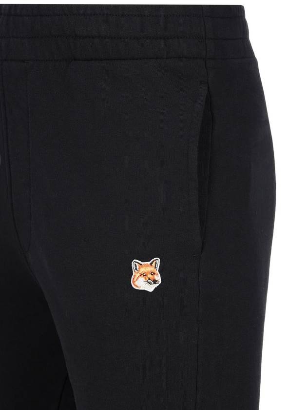 Fox Head Patch Sweat Trank Pants Black - MAISON KITSUNE - BALAAN 4