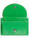 Slim Pocket Mini Coin Transportation Card Wallet Green - LE MASQUE - BALAAN 4