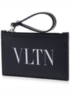 Men's VLTN Card Wallet Black - VALENTINO - BALAAN 3