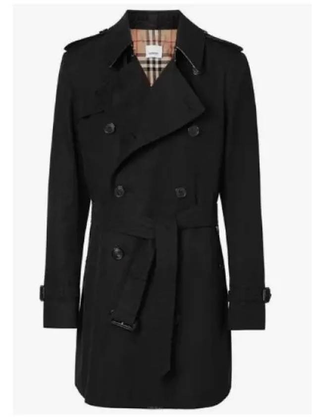 Short Wimbledon Trench Coat Black - BURBERRY - BALAAN 2