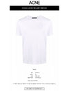 Face Patch Short Sleeve T-Shirt White - ACNE STUDIOS - BALAAN 3