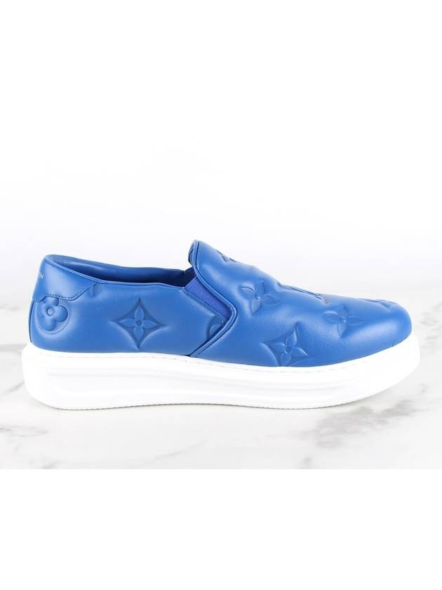 Monogram Beverly Hills Slip On Blue 8 5 275 - LOUIS VUITTON - BALAAN 8