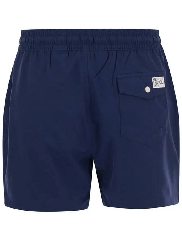 Embroidery Pony Logo Swim Shorts Navy - POLO RALPH LAUREN - BALAAN 4