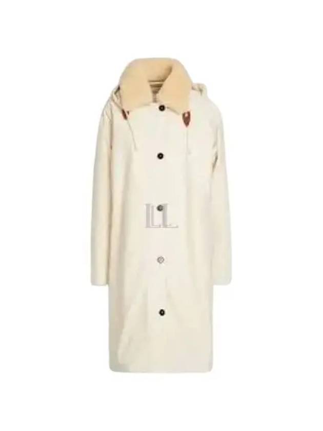 Men's Organic Washed Cotton Parka Beige - JIL SANDER - BALAAN 2