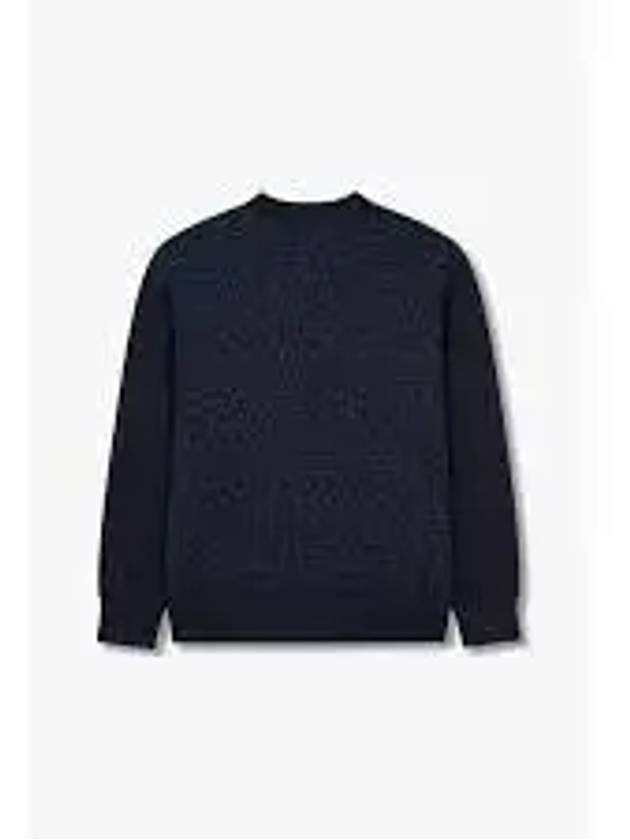 Finn Jacquard Knit Sweater Navy - J.LINDEBERG - BALAAN 2