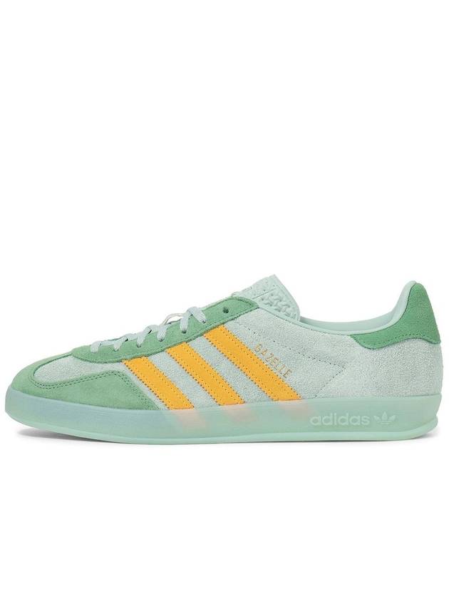 Gazelle Indoor Suede Low Top Sneakers Hazy Green - ADIDAS - BALAAN 1