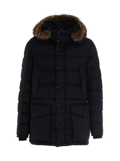 Cluny Long Down Jacket Black - MONCLER - BALAAN 2