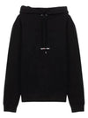 Signature Logo Hooded Top Black - SAINT LAURENT - BALAAN 2