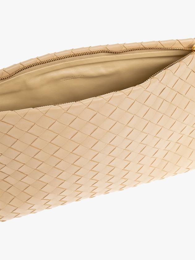 Bottega Veneta ‘Pouch Large’ Handbag, Women's, Beige - BOTTEGA VENETA - BALAAN 5