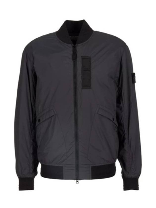 Skin Touch Nylon TC Primaloft Bomber Jacket Charcoal - STONE ISLAND - BALAAN 3