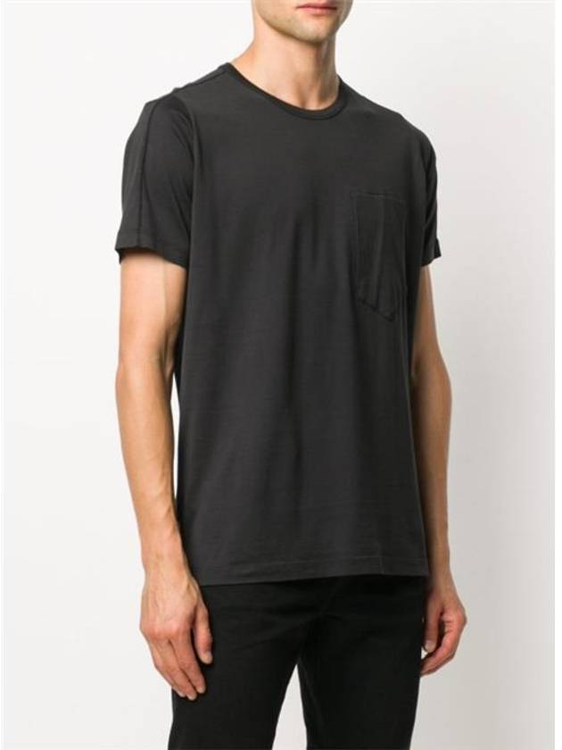 Shadow Project Pocket Short Sleeve T-Shirt Black - STONE ISLAND - BALAAN 4