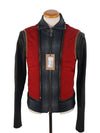 Leather Sleeve Woolen Quilted Vest - DSQUARED2 - BALAAN 2