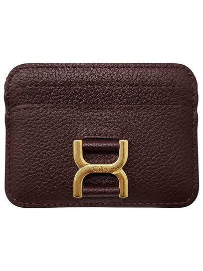 Marcie Leather Card Wallet Deep Violin - CHLOE - BALAAN 2