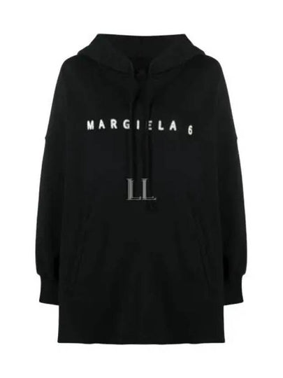 Logo Cotton Over Hoodie Black - MAISON MARGIELA - BALAAN 2