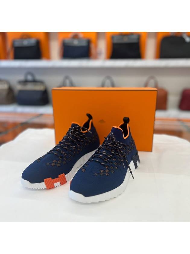 Flex Men's Sneakers Navy - HERMES - BALAAN 2