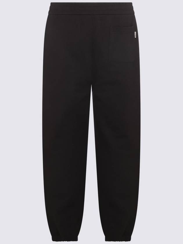 Men's Cotton Jersey Track Pants Black - JIL SANDER - BALAAN 6