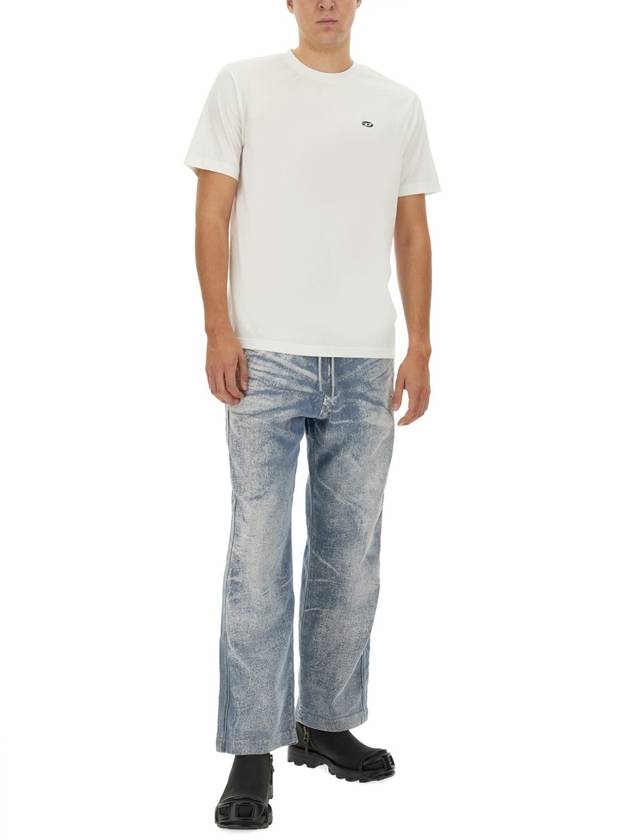 D Martia FSD Straight Jeans Light Blue - DIESEL - BALAAN 3