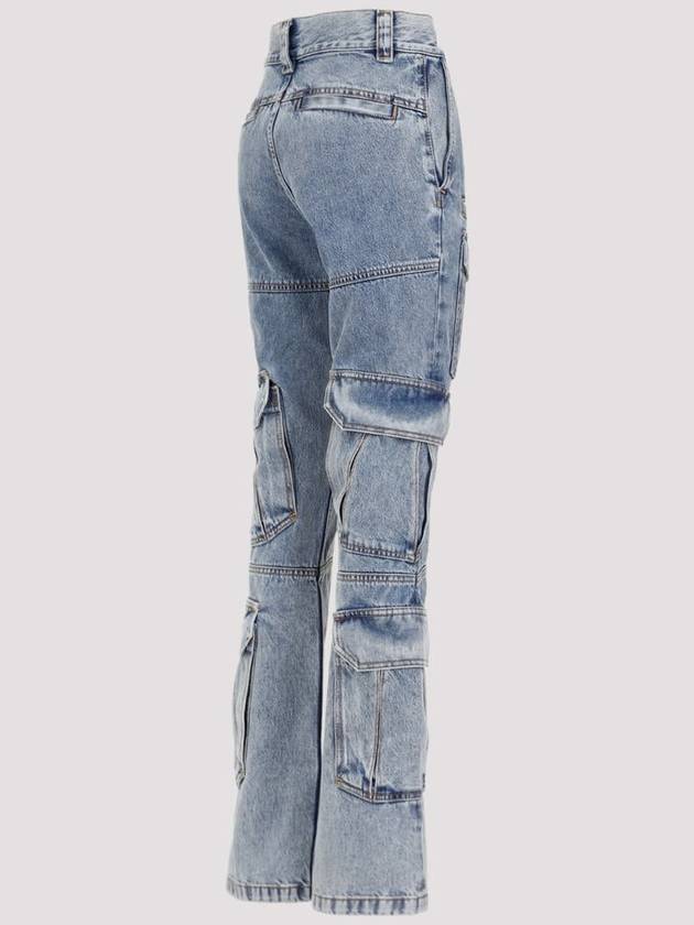 Denim Straight Pants BW51345Y8R 452 LIGHT BLUE - GIVENCHY - BALAAN 4