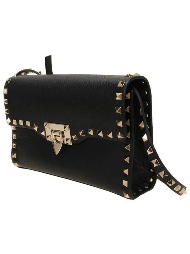 Rockstud Cross Bag Black - VALENTINO - BALAAN 3