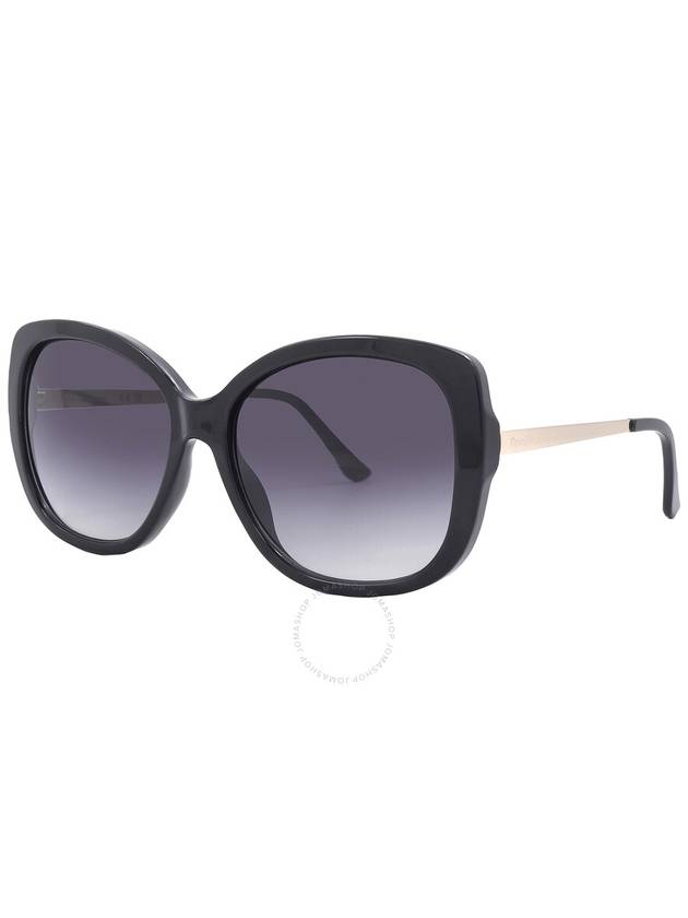 Calvin Klein Grey Gradient Butterfly Ladies Sunglasses CK22548S 001 59 - CALVIN KLEIN - BALAAN 3