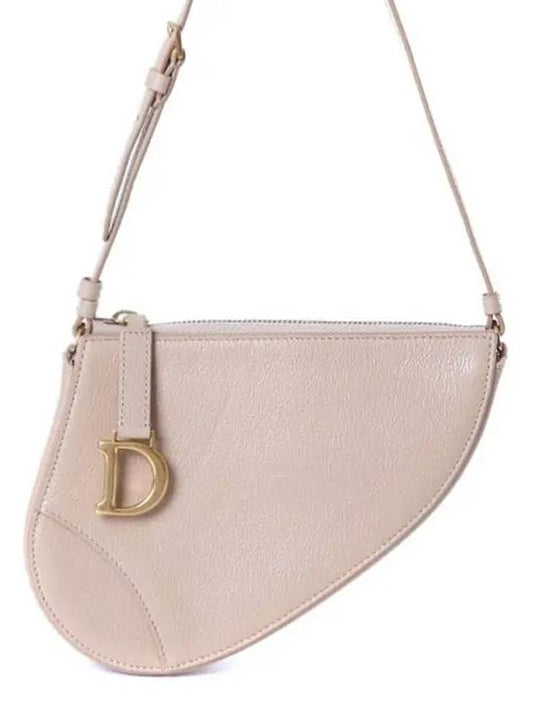 Antique Gold D Logo Saddle Rodeo Mini Shoulder Bag S5909CCEH M55UU - DIOR - BALAAN 2