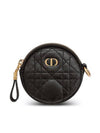 Caro Detachable Coin Purse Black - DIOR - BALAAN 1