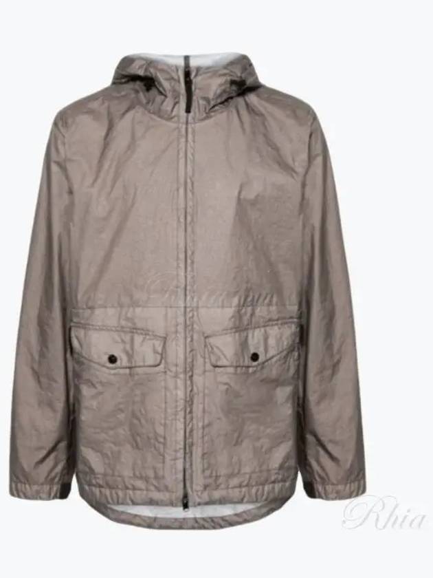 Membrana 3L TC Hooded Jacket Brown - STONE ISLAND - BALAAN 2