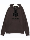 Miley Logo Hoodie Faded Black - ISABEL MARANT - BALAAN 3