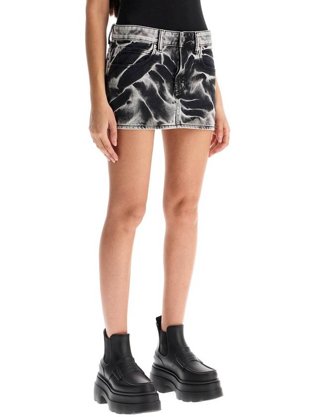 acid-washed mini skirt - ALEXANDER WANG - BALAAN 2