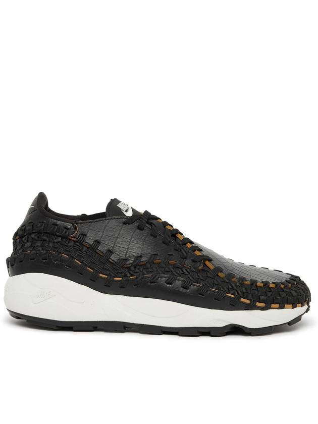 Air Footscape Woven PRM Low Top Sneakers Black Pale Ivory - NIKE - BALAAN 2