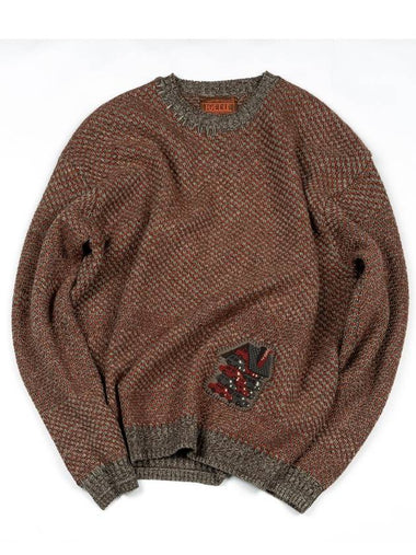 Car house knit red brown I5WN03RB - IOEDLE - BALAAN 1