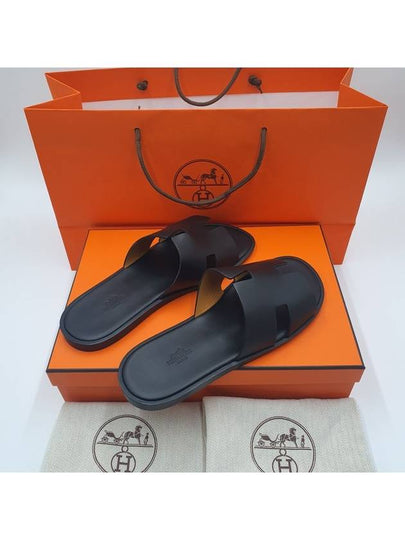 Izmir Sandal Calfskin & Noir - HERMES - BALAAN 2