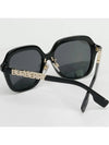 Sunglasses BE4389F 3001 logo gold horn rim Asian fit - BURBERRY - BALAAN 4