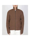 KELLAN COTTON FULL ZIP KNIT FMKW10091 C120 Kellan cotton full zip knit - J.LINDEBERG - BALAAN 1