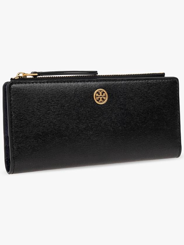 Tory Burch Leather Wallet, Women's, Black - TORY BURCH - BALAAN 4