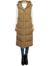 Zimino Padded Vest Brown - MAX MARA - BALAAN 3