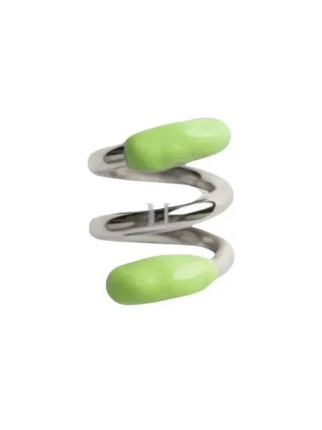 Fusillo Twist Ring Green Silver - SUNNEI - BALAAN 2