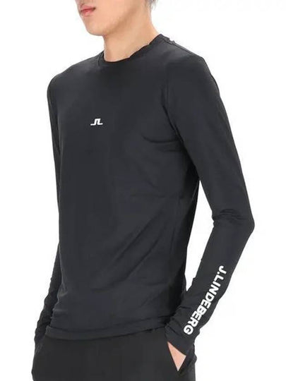 Golf Thor Logo Long Sleeve T-Shirt Black - J.LINDEBERG - BALAAN 2