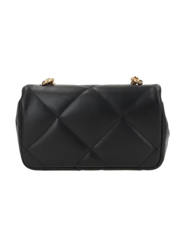 Kira Diamond Quilted Flap Cross Bag Black - TORY BURCH - BALAAN 4